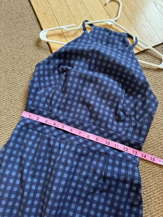 BANANA REPUBLIC Gingham Midi Dress - Picture 14 of 15
